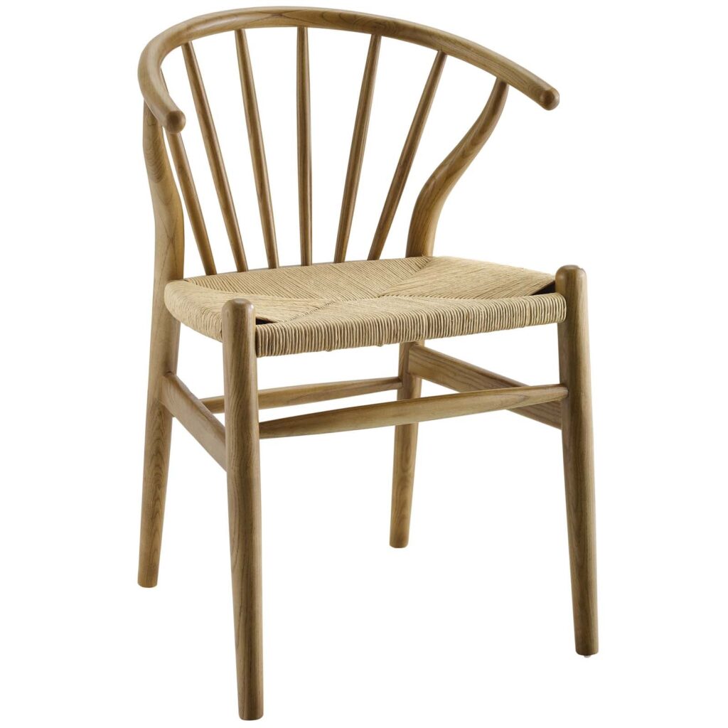 Hasthshilpa Modern Flourish Spindle Wood Dining Side Chair | Armchair | Dining Chair | Wooden Dining Chair | Dining Furniture | Hasthshilpa