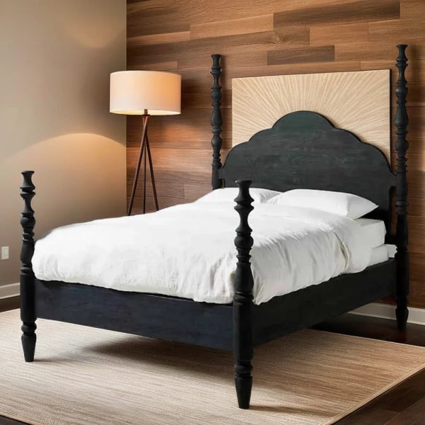 Buy Hasthshilpa Royal Sheesham Poster Bed | Wooden Bedroom Furniture | Poster Beds | Hasthshilpa