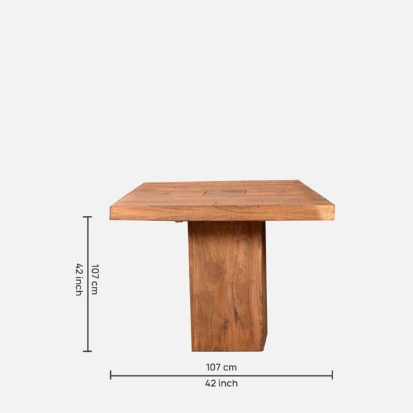 Buy Hasthshilpa Chic Solid Wood Bar Table Set | Wooden Bar Table Set | Wooden Bar Table | Bat Table | Hasthishlpa