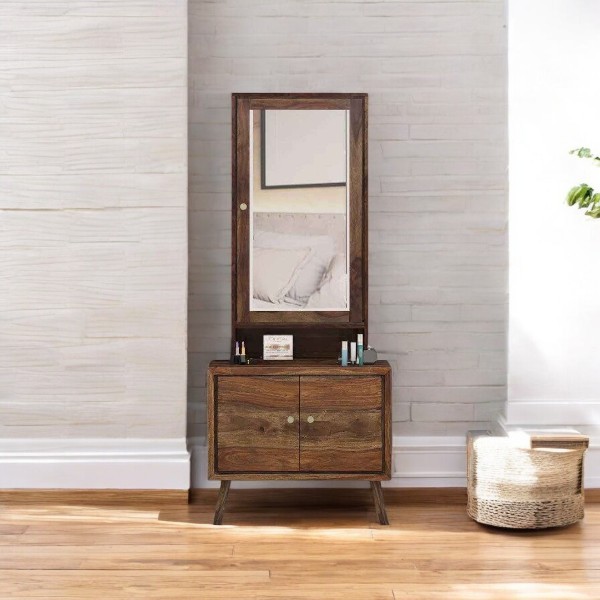 Buy Hasthshilpa Provincial Teak Sheesham Wood Classic Dressing Table | Dressing Table | Wooden Bedroom Furniture | Hasthshilpa