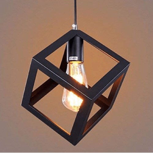 Buy Hasthshilpa Geometric Metal Cube Pendant Light | Lighting | Lamp | Hanging Light | Hasthshilpa