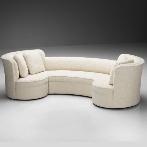 Buy Hasthshilpa Luxe Imported White Fabric Sofa | Sofa | Living Room Furniture | Buy Sofa Online | Hasthshilpa