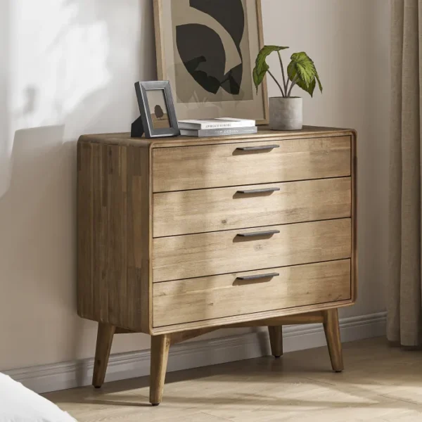 Hasthshilpa Aarna 4-Drawer Wooden Dressing Table
