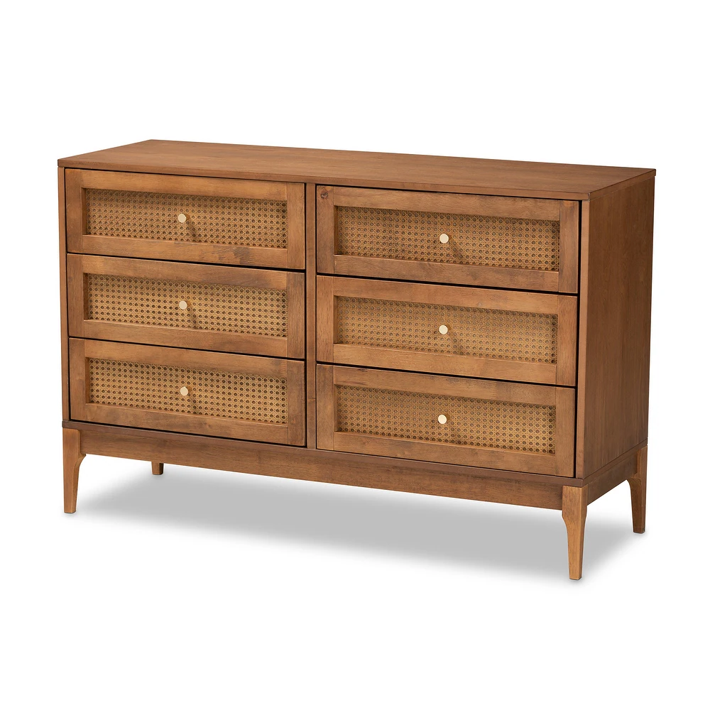 Hasthshilpa Light Brown Rattan Dresser | Chest of Drawers | Hasthshilpa