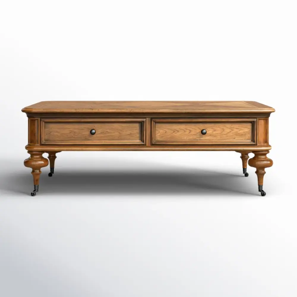 Hasthshilpa Sleek Storage Coffee Table with Drawers | Coffee Table | Living Room Furniture | Hasthshilpa