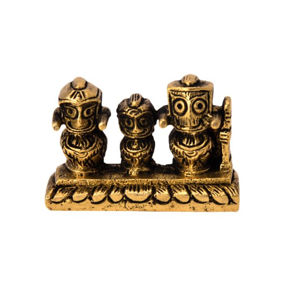 Hasthshilpa Brass Jagannath Puri Idol Murti | 1.5 Inch